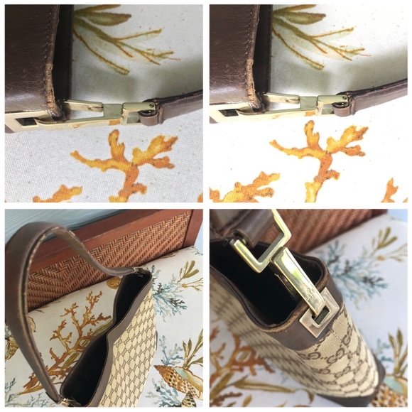 Gucci Brown canvas handbag - Picture 6 of 8